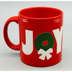 Waechtersbach Joy Mug Red Christmas Wreath West Germany